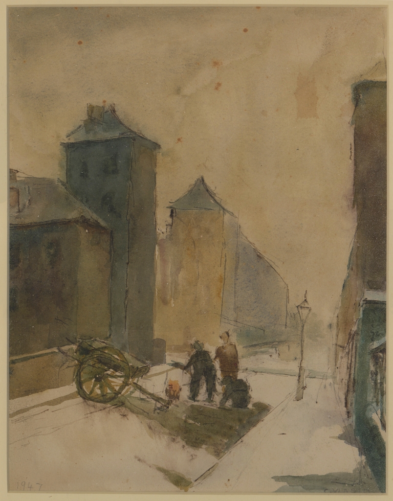 19470000 WINTER NIGHT WORLD'S END CHELSEA Christian C. Vlasto (m. Abbas).jpg